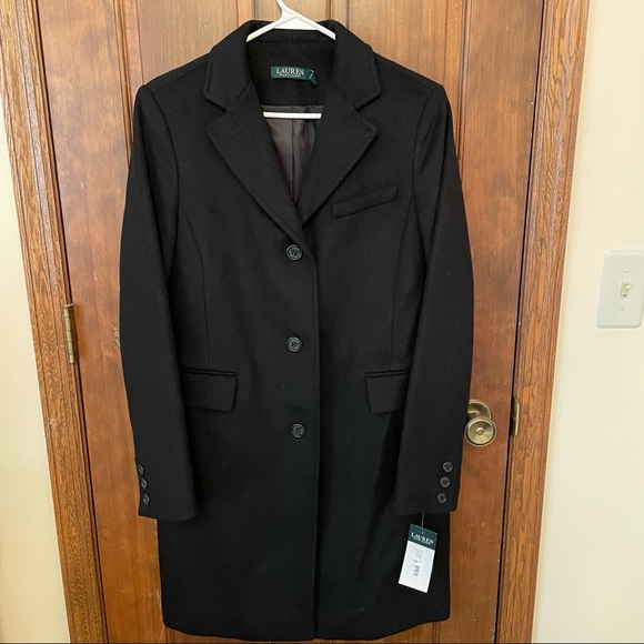 OPEN TO OFFERS NWT Ralph Lauren Reefer Wool Coat - Picture 3 of 11
